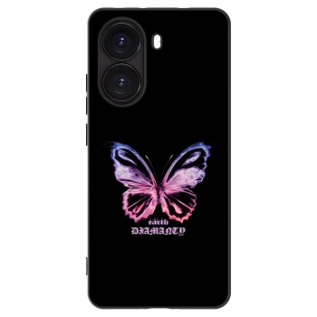 Picasee husă neagră din silicon pentru Xiaomi Poco X7 Pro 5G - Diamanty Purple