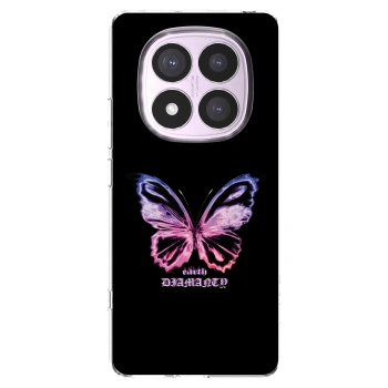 Picasee husă transparentă din silicon pentru Xiaomi Redmi Note 14 Pro 4G - Diamanty Purple