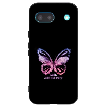 Picasee husă neagră din silicon pentru Google Pixel 8a - Diamanty Purple