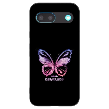 Picasee husă neagră din silicon pentru Google Pixel 8 - Diamanty Purple