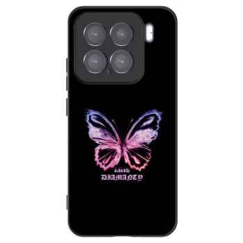 Picasee husă neagră din silicon pentru Xiaomi 15 - Diamanty Purple