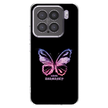 Picasee husă transparentă din silicon pentru Xiaomi 15 - Diamanty Purple