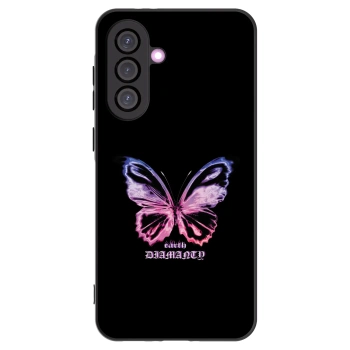 Picasee husă neagră din silicon pentru Samsung Galaxy A56 5G A566B - Diamanty Purple