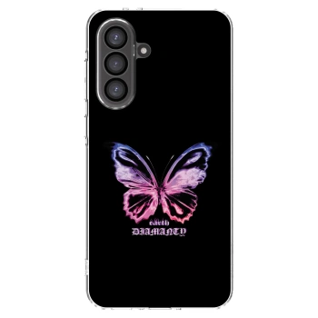 Picasee husă transparentă din silicon pentru Samsung Galaxy A56 5G A566B - Diamanty Purple