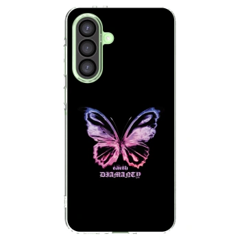 Picasee husă transparentă din silicon pentru Samsung Galaxy A26 5G A266B - Diamanty Purple
