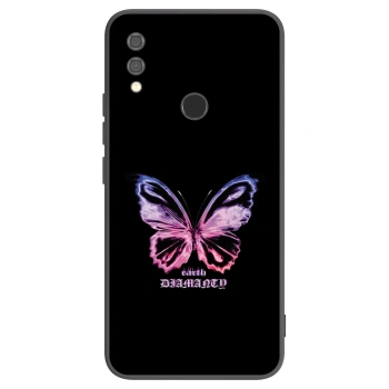 Picasee husă neagră din silicon pentru Xiaomi Redmi Note 7 - Diamanty Purple