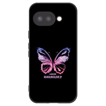 Picasee husă neagră din silicon pentru Google Pixel 9a - Diamanty Purple