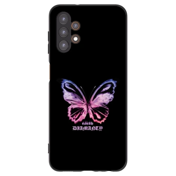 Picasee husă neagră din silicon pentru Samsung Galaxy A13 5G - Diamanty Purple