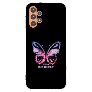Picasee husă transparentă din silicon pentru Samsung Galaxy A13 5G - Diamanty Purple