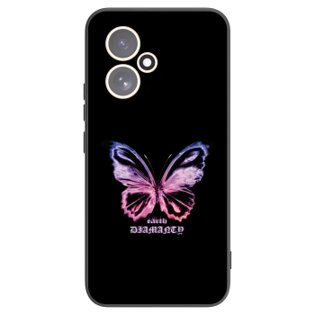 Picasee husă neagră din silicon pentru Honor 400 5G - Diamanty Purple