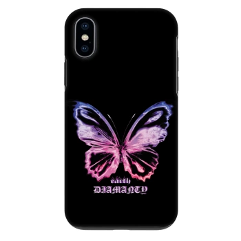 Husă pentru Apple iPhone X/XS - Diamanty Purple