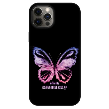 Husă pentru Apple iPhone 12 Pro - Diamanty Purple
