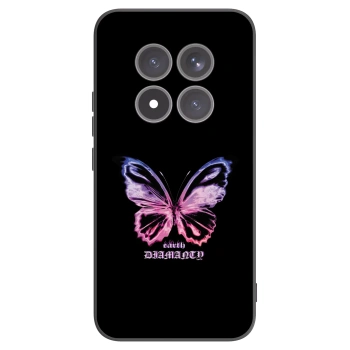 Picasee husă neagră din silicon pentru Xiaomi Redmi Note 15 Pro+ - Diamanty Purple