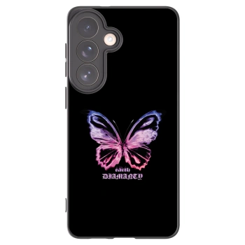 Picasee husă neagră din silicon pentru Samsung Galaxy S26+ - Diamanty Purple