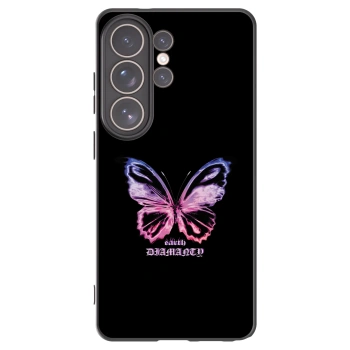 Picasee husă neagră din silicon pentru Samsung Galaxy S26 Ultra - Diamanty Purple