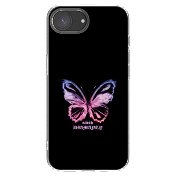 Picasee husă transparentă din silicon pentru Apple iPhone 17e - Diamanty Purple