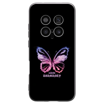 Picasee husă neagră din silicon pentru Honor Magic8 Pro 5G - Diamanty Purple