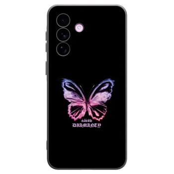 Picasee husă neagră din silicon pentru Samsung Galaxy A57 5G - Diamanty Purple