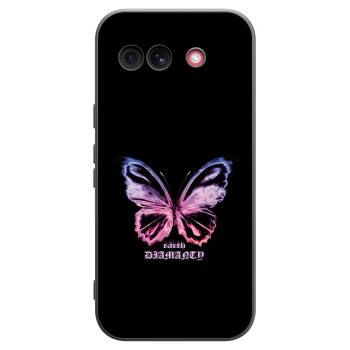 Picasee husă neagră din silicon pentru Google Pixel 10a - Diamanty Purple