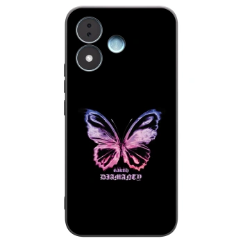 Picasee husă neagră din silicon pentru Xiaomi Redmi Note 17 5G - Diamanty Purple