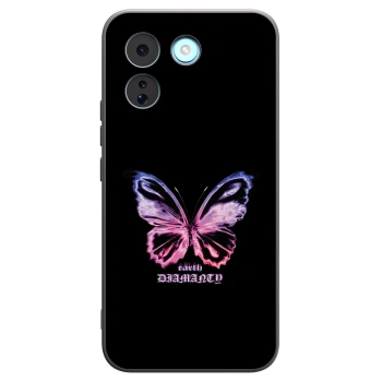 Picasee husă neagră din silicon pentru Xiaomi Redmi Note 17 Pro MAX 5G - Diamanty Purple