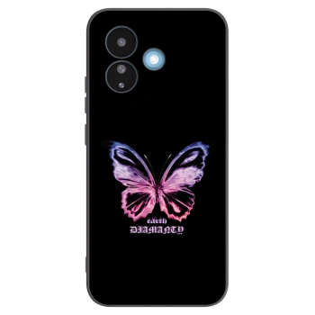 Picasee husă neagră din silicon pentru Xiaomi Redmi Note 17 Pro 5G - Diamanty Purple