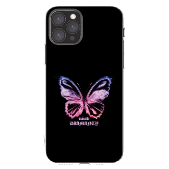 Picasee husă transparentă din silicon pentru Apple iPhone 11 Pro - Diamanty Purple