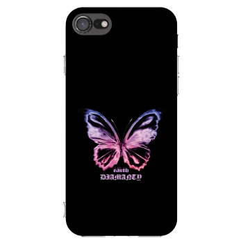 Picasee husă transparentă din silicon pentru Apple iPhone 8 - Diamanty Purple