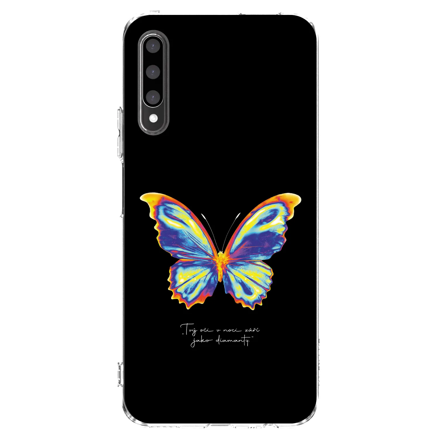 Picasee husă transparentă din silicon pentru Honor 9X Pro - Diamanty Black