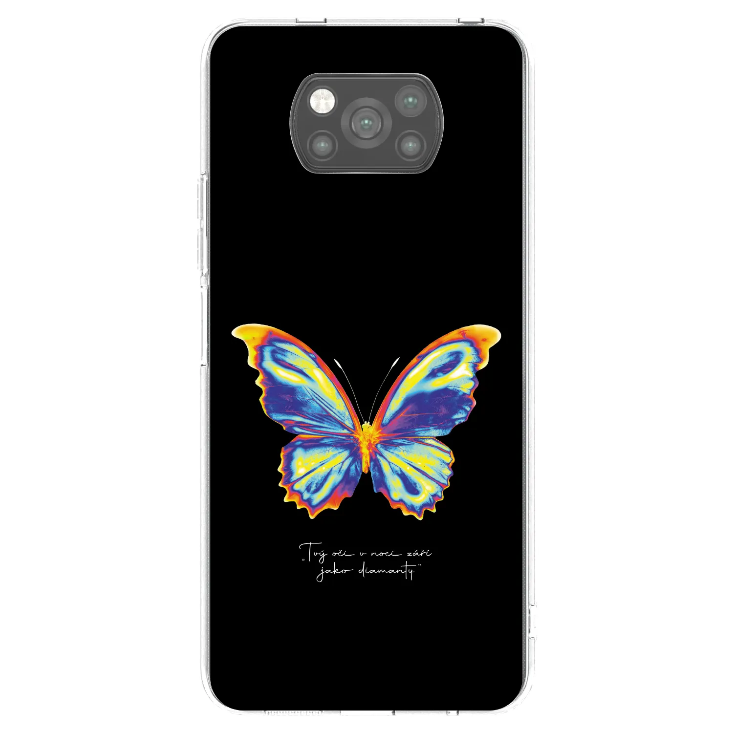 Picasee husă neagră din silicon pentru Xiaomi Poco X3 - Diamanty Black