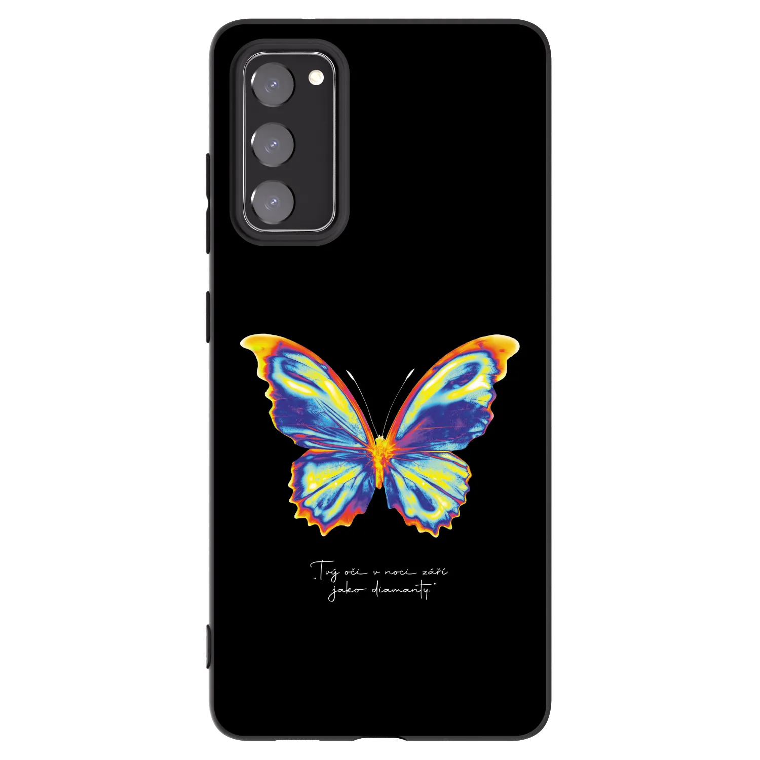 Picasee husă neagră din silicon pentru Samsung Galaxy S20 FE - Diamanty Black