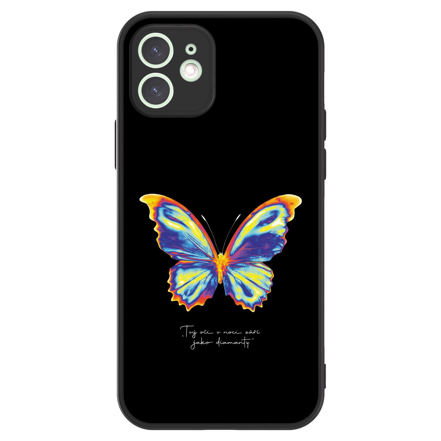 Picasee ULTIMATE CASE pentru Apple iPhone 12 - Diamanty Black