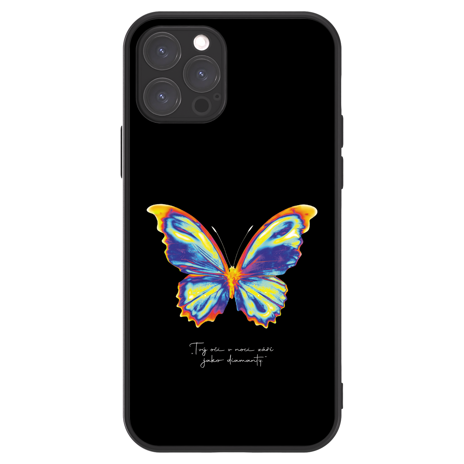 Picasee ULTIMATE CASE pentru Apple iPhone 12 Pro - Diamanty Black