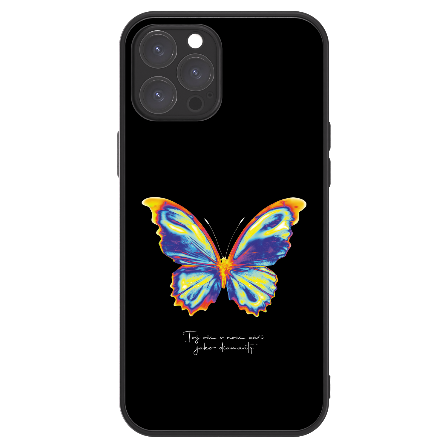 Picasee ULTIMATE CASE pentru Apple iPhone 12 Pro Max - Diamanty Black