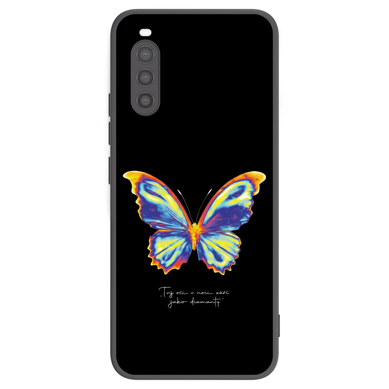 Picasee husă neagră din silicon pentru Sony Xperia 10 II - Diamanty Black