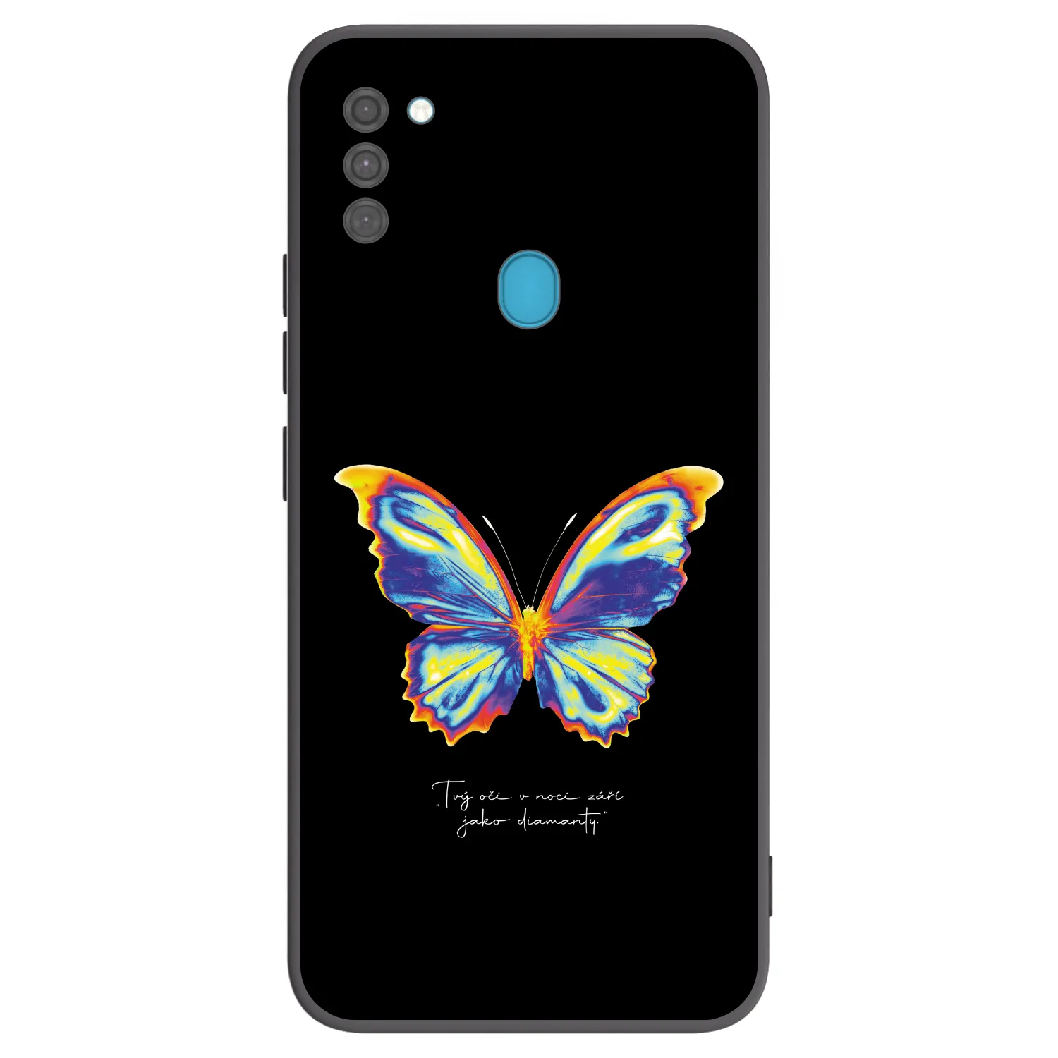 Picasee husă neagră din silicon pentru Samsung Galaxy M11 - Diamanty Black
