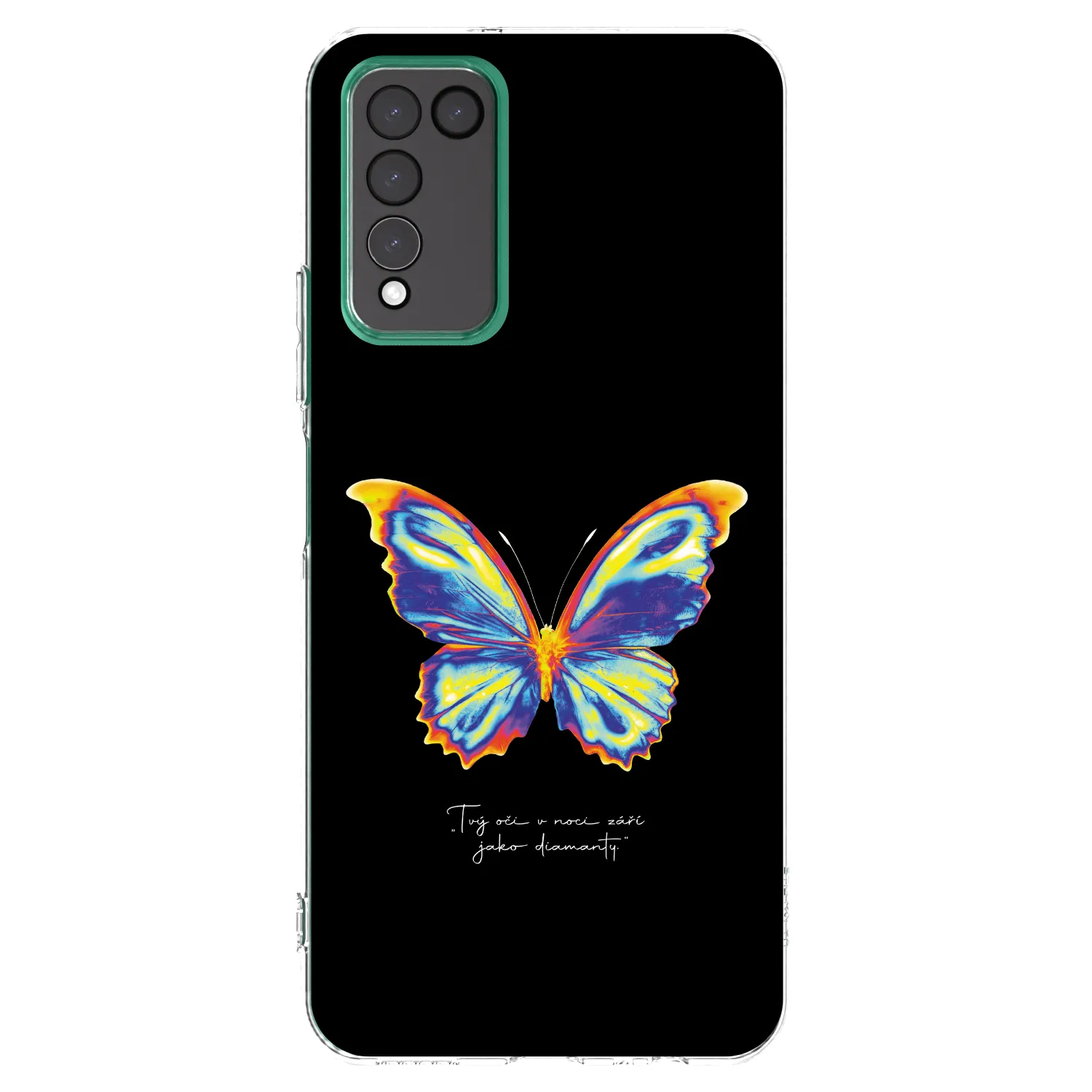 Picasee husă transparentă din silicon pentru Honor 10X Lite - Diamanty Black