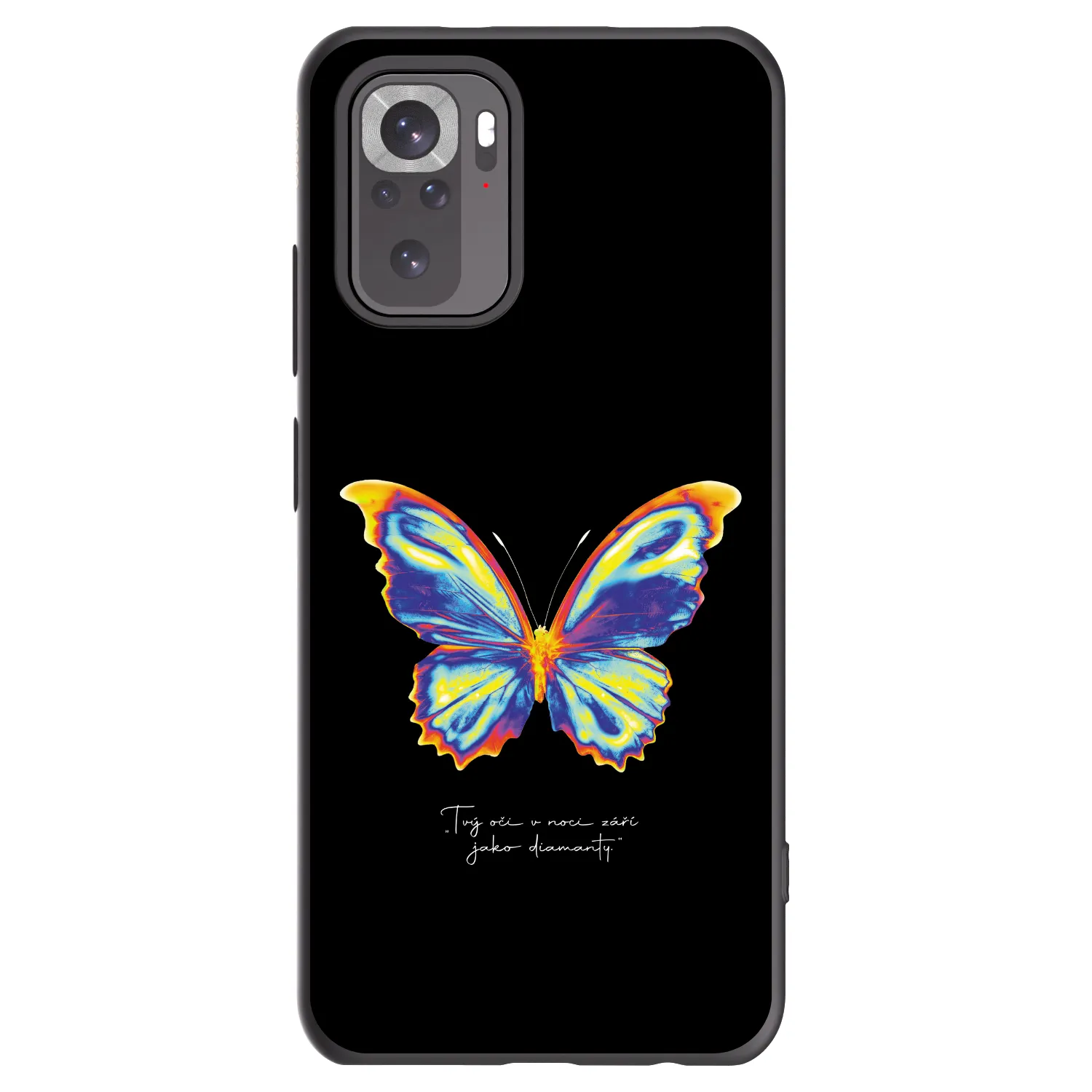 Picasee husă neagră din silicon pentru Xiaomi Redmi Note 10 - Diamanty Black