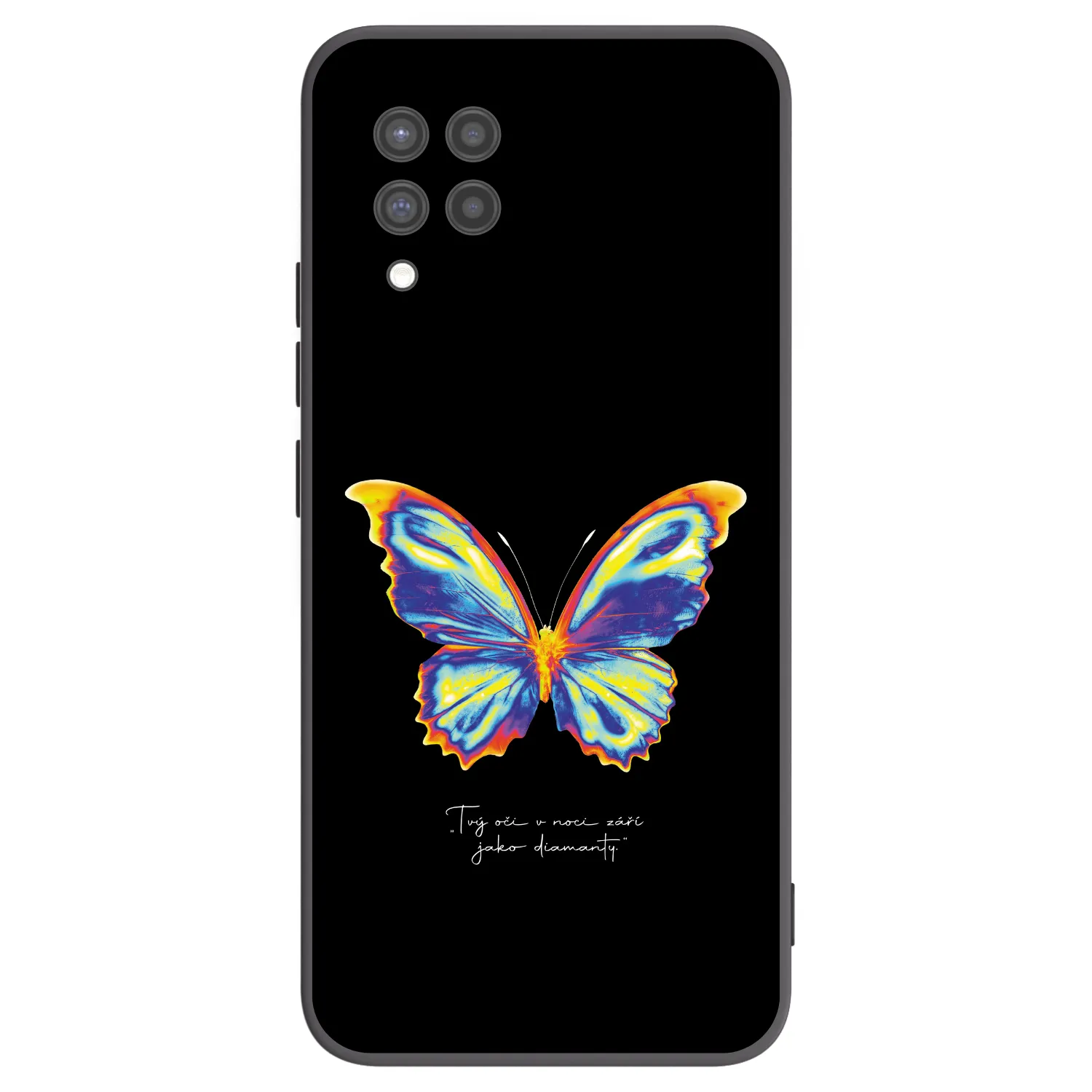 Picasee husă neagră din silicon pentru Samsung Galaxy A42 A426B - Diamanty Black