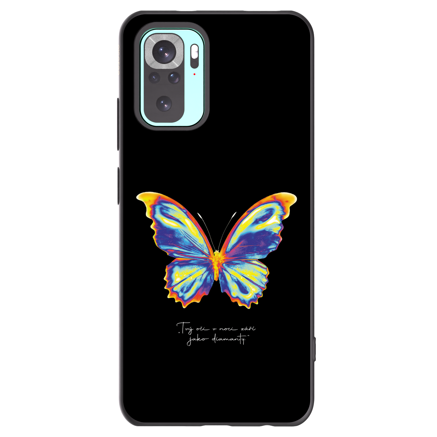 Picasee husă neagră din silicon pentru Xiaomi Redmi Note 10 Pro - Diamanty Black