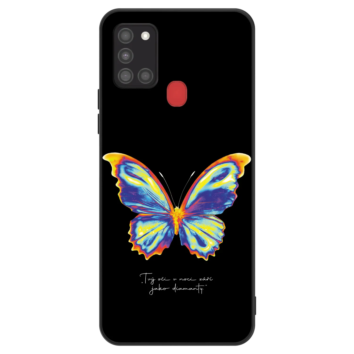 Picasee ULTIMATE CASE pentru Samsung Galaxy A21s - Diamanty Black