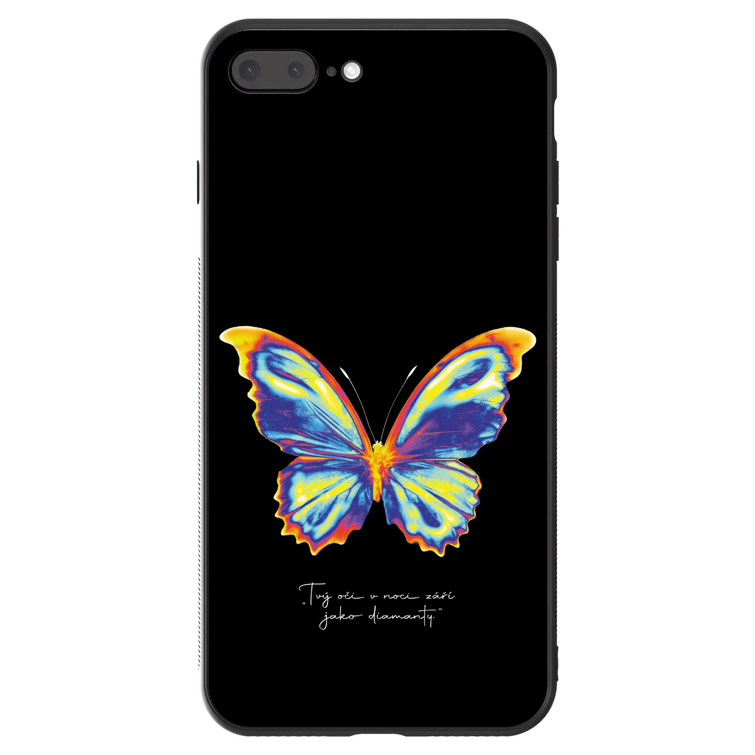 Picasee ULTIMATE CASE pentru Apple iPhone 7 Plus - Diamanty Black