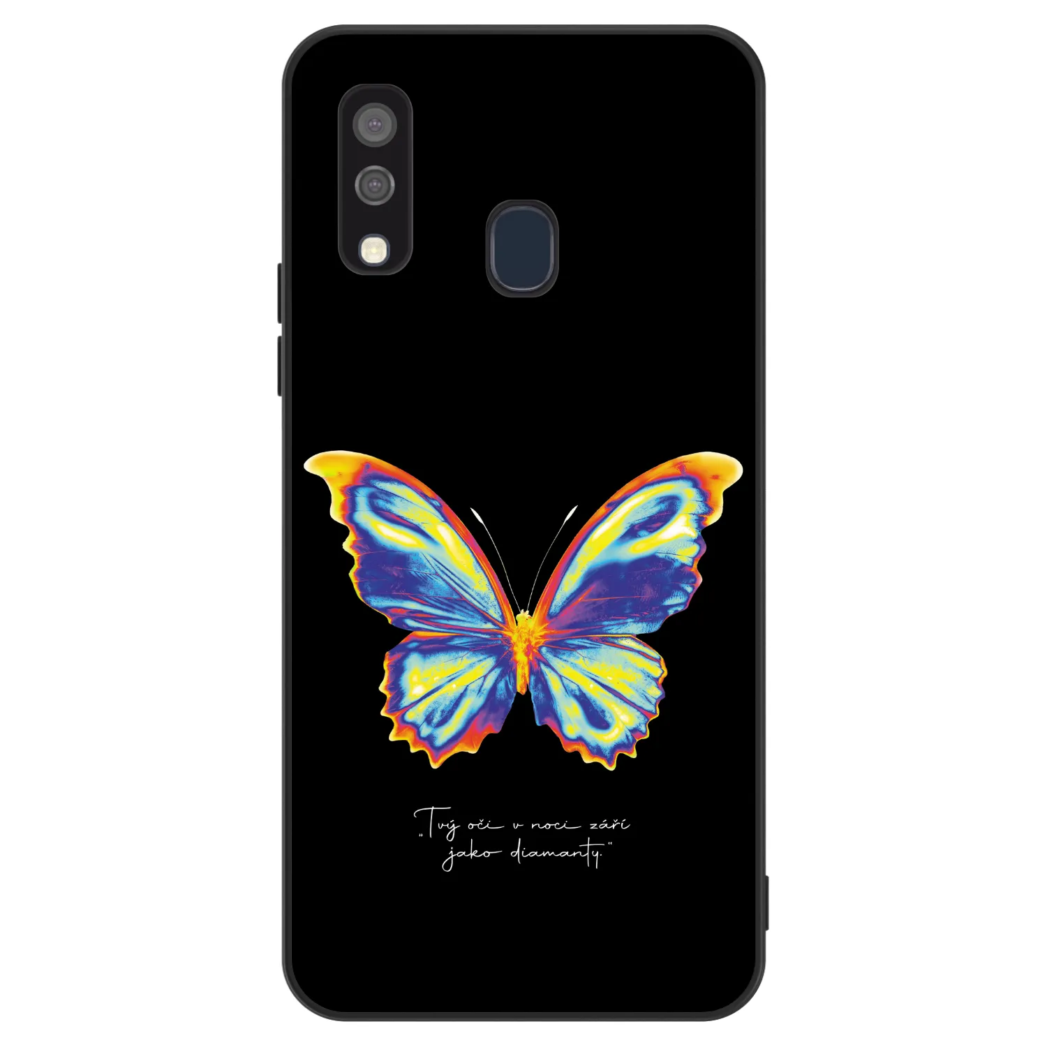 Picasee ULTIMATE CASE pentru Samsung Galaxy A40 A405F - Diamanty Black