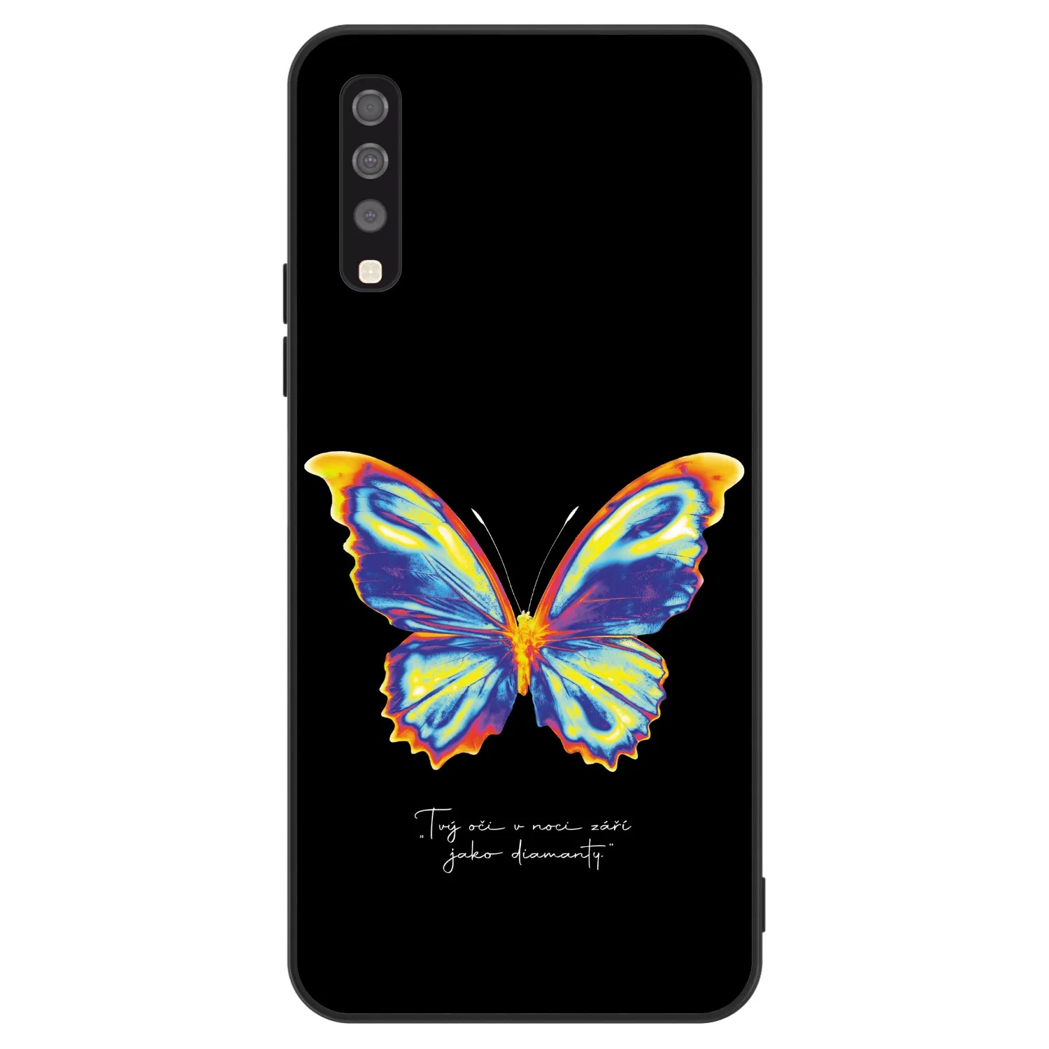 Picasee ULTIMATE CASE pentru Samsung Galaxy A70 A705F - Diamanty Black