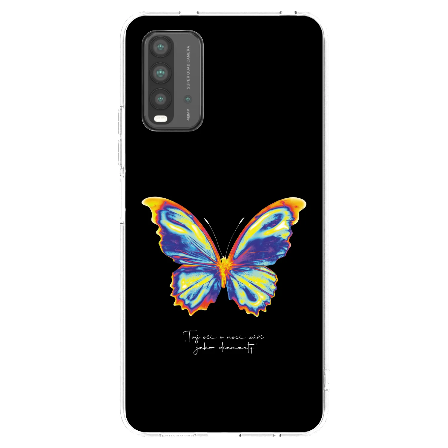 Picasee husă transparentă din silicon pentru Xiaomi Redmi 9T - Diamanty Black