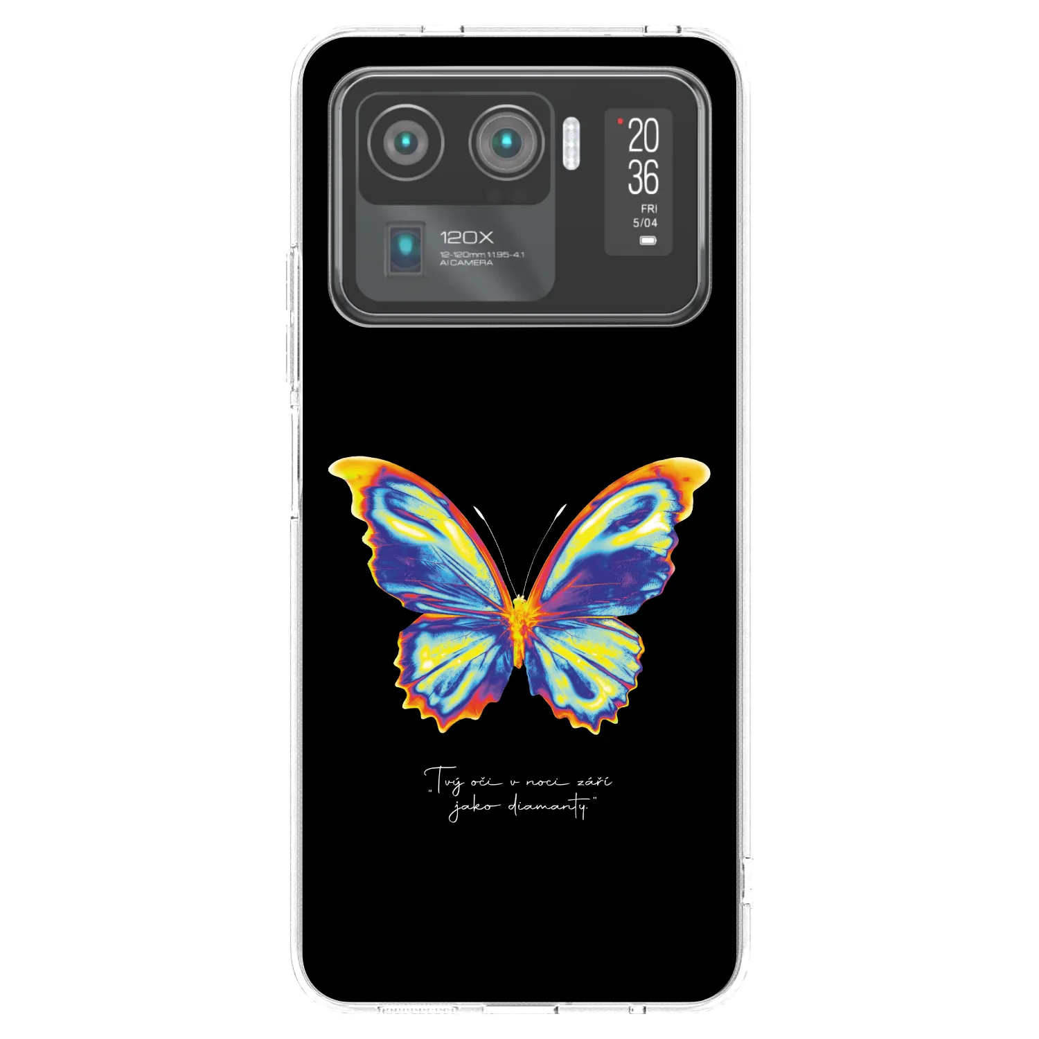 Picasee husă transparentă din silicon pentru Xiaomi Mi 11 Ultra - Diamanty Black