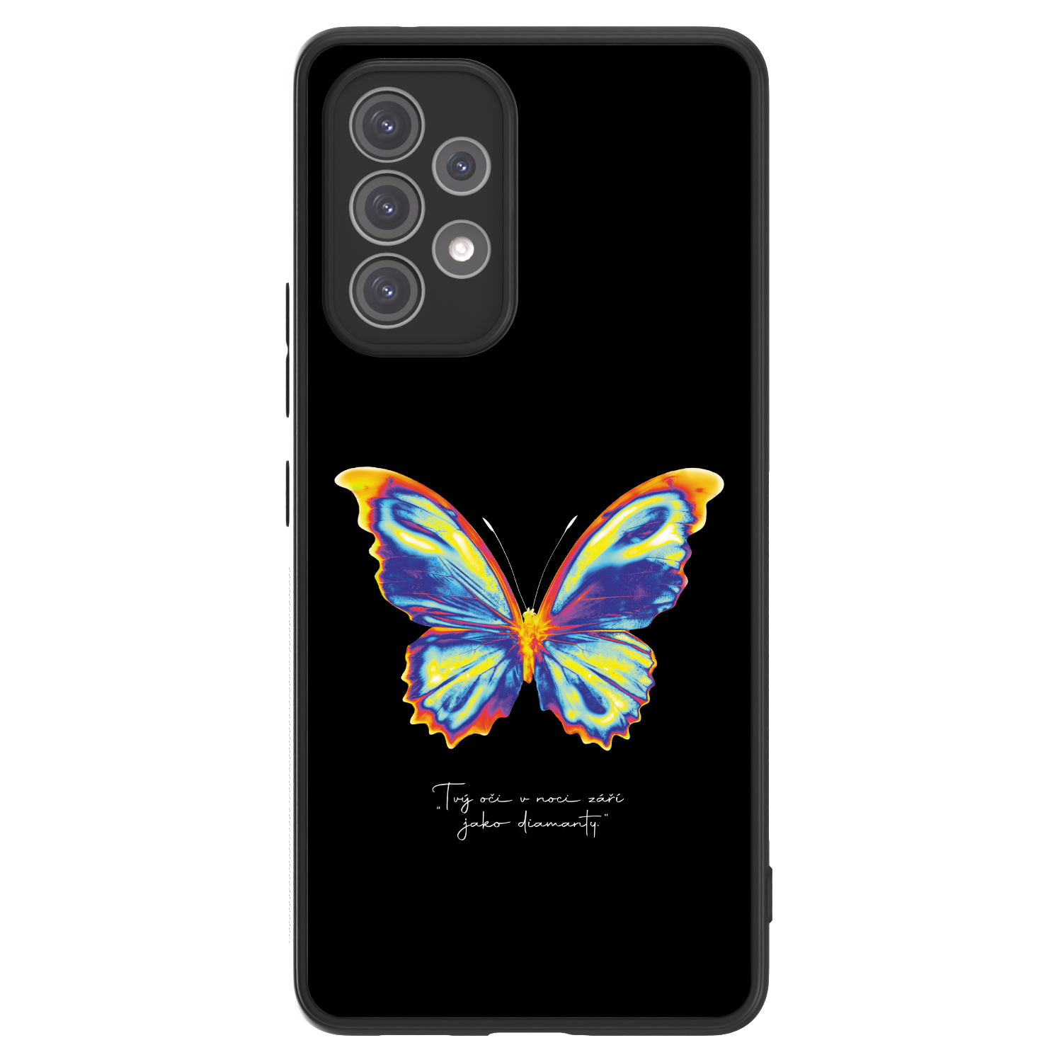 Picasee ULTIMATE CASE pentru Samsung Galaxy A52s 5G A528B - Diamanty Black