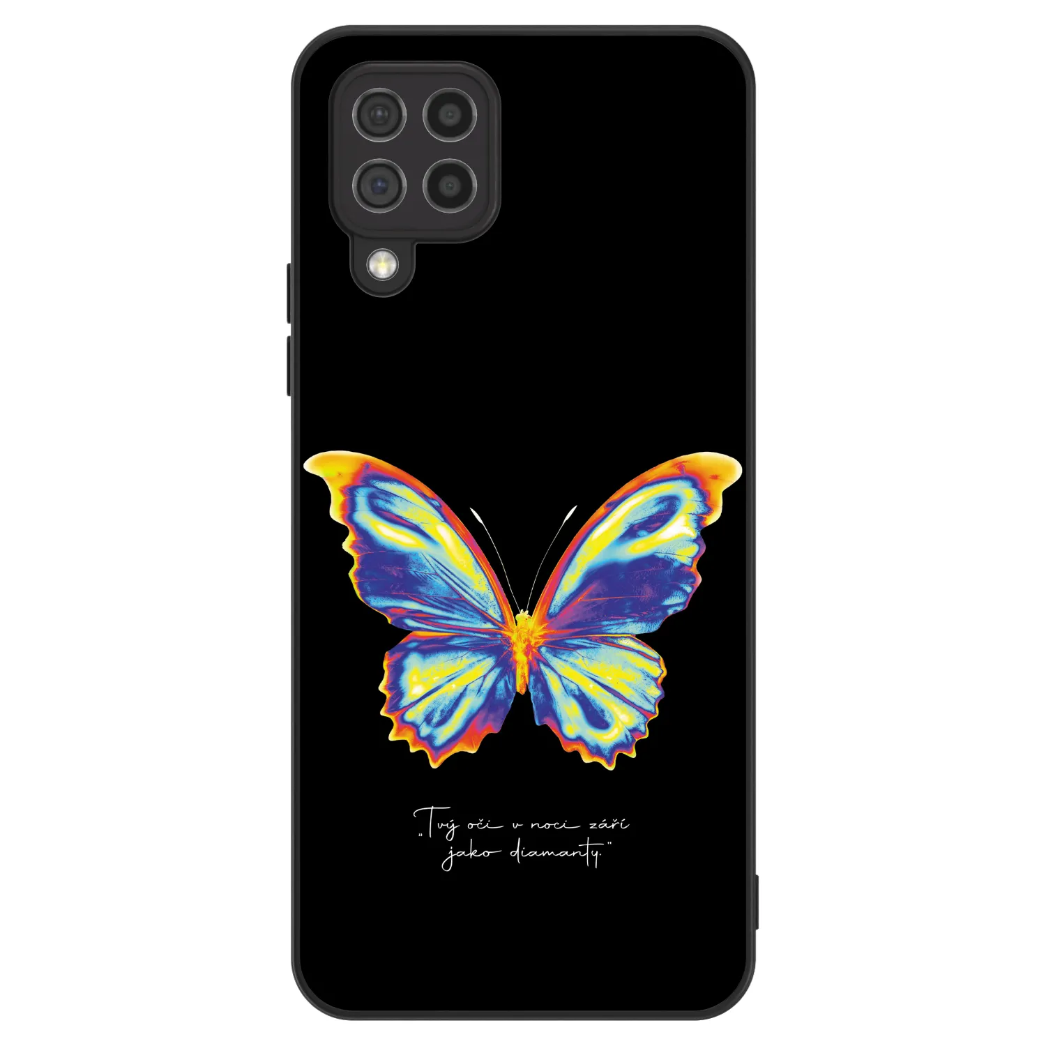 Picasee ULTIMATE CASE pentru Samsung Galaxy A22 A225F 4G - Diamanty Black