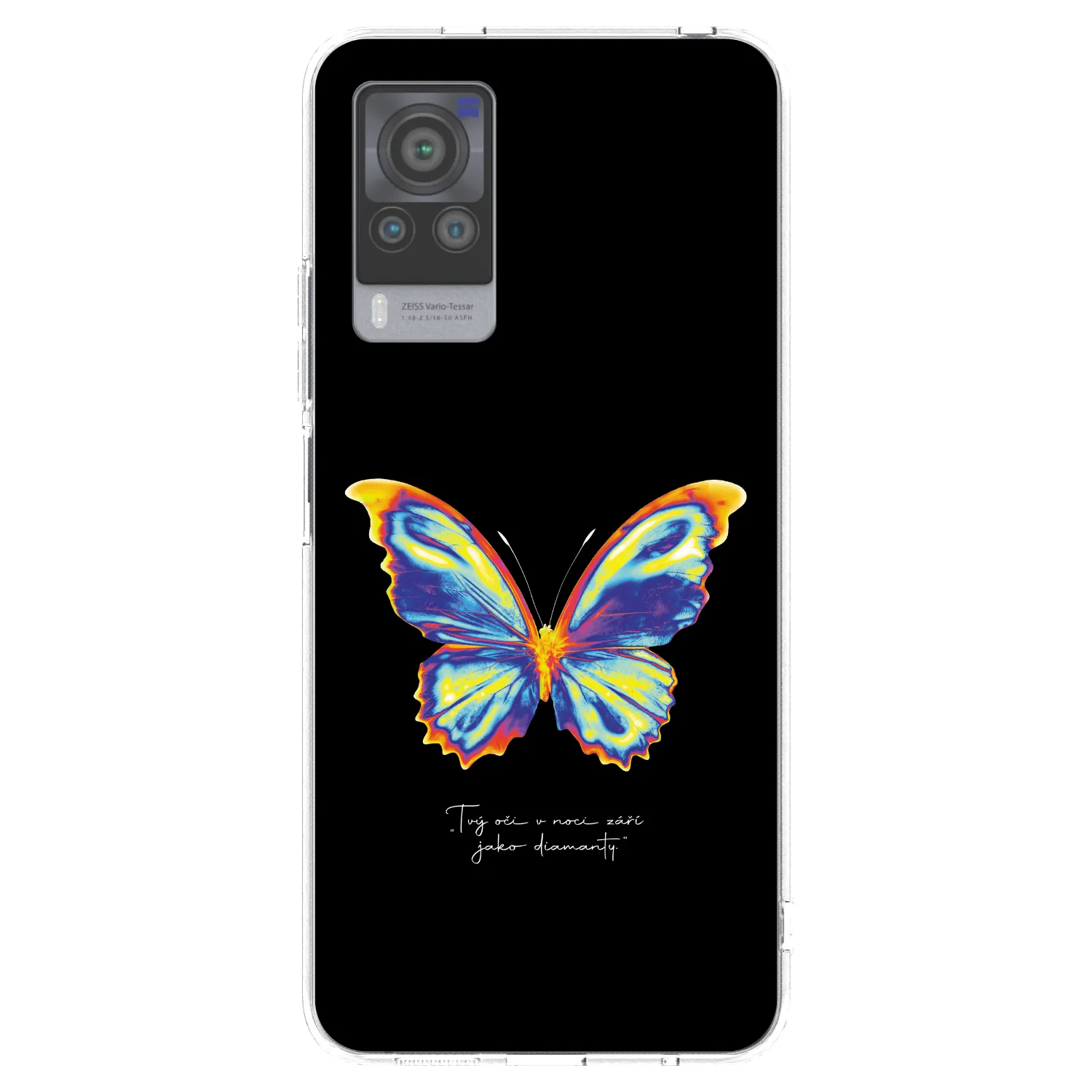 Picasee husă transparentă din silicon pentru Vivo X60 Pro 5G - Diamanty Black