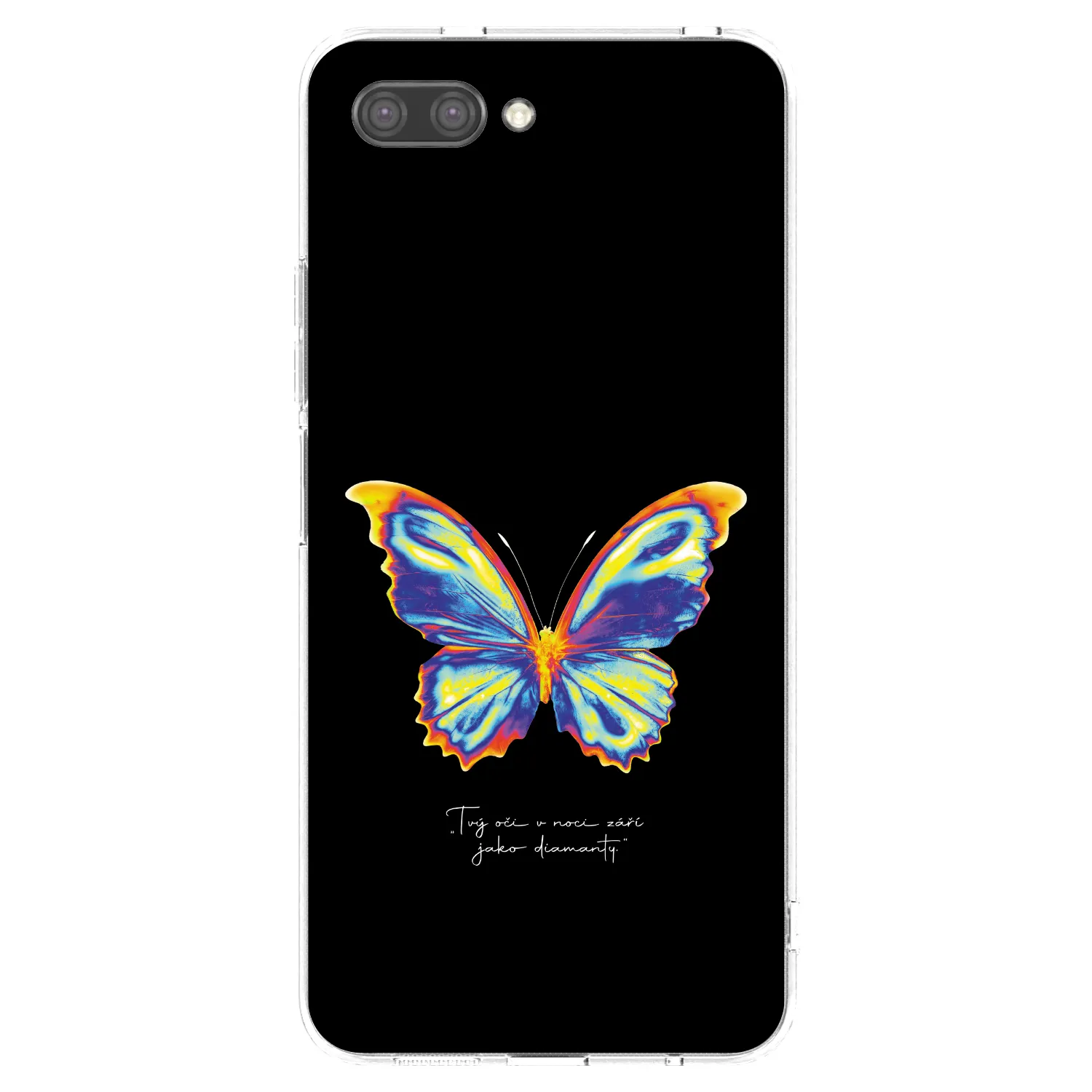 Picasee husă transparentă din silicon pentru Honor 10 - Diamanty Black
